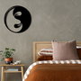 Wallity Boni Accesorio de pared decorativo de metal Negro